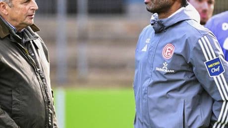 Nach verpasstem Relegations-Platz: So stärkt Allofs Fortuna-Trainer Thioune den Rücken