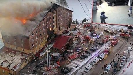 Kartalkaya'daki yangın faciasında şoke eden görüntüler! Otel sahiplerinin araçlarını kurtarmaya gitmişler