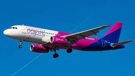 Terrifying moment Wizz Air flight hit by turbulence and passengers scream in fear
