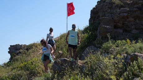 Gökçeada Ultra Trail’de koşu rüzgarı ikinci kez esti