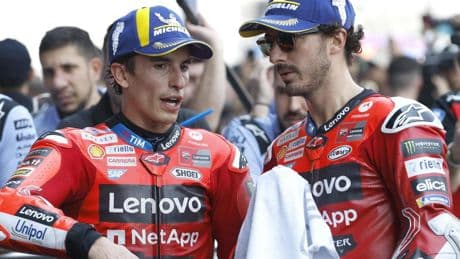 Marc Márquez se moja y sale en defensa de Pecco Bagnaia
