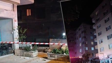 Kadıköy'de balkon çöktü! Bina tahliye edildi