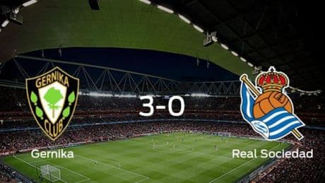 Los tres puntos se quedan en casa: goleada del SD Gernika a la Real Sociedad C (3-0)
