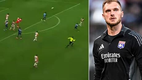 Leeds United agree £15.6m transfer for Lyon's goalkeeper Lucas Perri - with Daniel Farke's new No 1 able to throw the ball 50 METRES to his team-mates