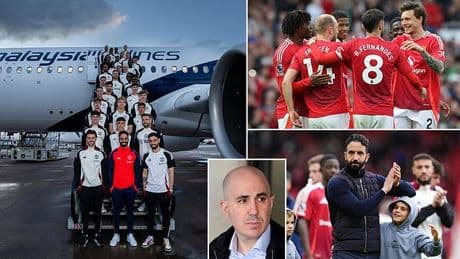 Man United squad fly straight to Malaysia for £8m post-season tour just HOURS after beating Aston Villa to end their worst-ever Premier League term