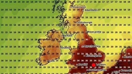Heatwave weather maps reveal exact dates for three-day UK scorcher hitting 36C