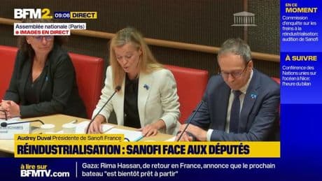 Face aux députés, Sanofi défend sa présence en France et ses retombées sur l'économie