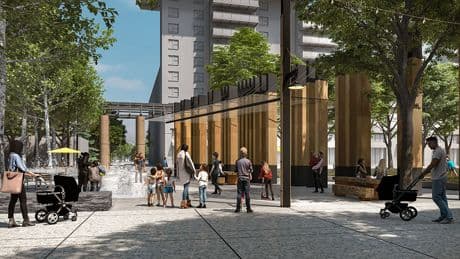 Calgary’s reimagined Eau Claire Plaza set to open