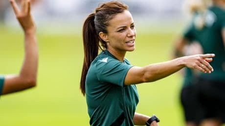 La árbitra Marta Huerta ya sólo podrá pitar la final si no está España