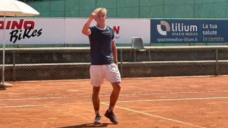 <p>Quarti di finale della Lilium Cup a Cuneo, J30 ITF U18</p>