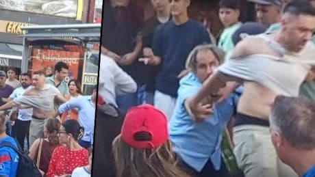 Küçükçekmece'de İETT otobüsünde kavga! Yumruklar havada uçuştu