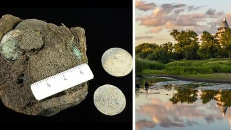 Archaeology breakthrough as hoard of 300 coins from the 11th Century discovered