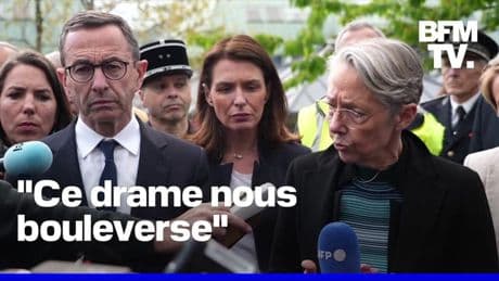 Attaque au couteau à Nantes: le point presse en intégralité de Bruno Retailleau et Élisabeth Borne