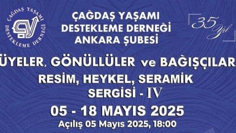 Çankaya Belediyesi ile ÇYDD’den sergi işbirliği: Elde edilen gelir öğrencilere burs olacak