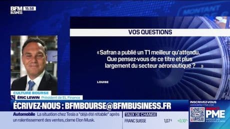Culture Bourse : "Safran a publié un T1 meilleur qu’attendu. Que pensez-vous de ce titre et plus largement du secteur aéronautique ? À intégrer en portefeuille malgré l’impact des droits de douane ?", par Julie Cohen-Heurton - 20/05
