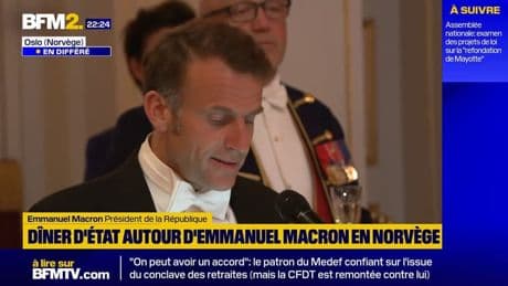 Emmanuel Macron souligne la "coopération en matière de défense" avec la Norvège