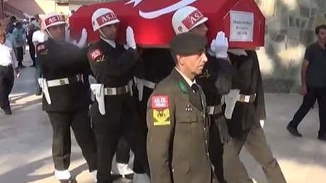 Amasya'da traktörün devrilmesi sonucu ölen Uzman Çavuş Demirci'nin cenazesi defnedildi