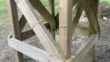 Twisted vandals saw through 'beloved' children's treehouse in country park