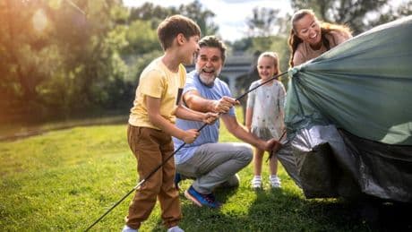 Four simple ways to cut the cost of your family camping trip this summer
