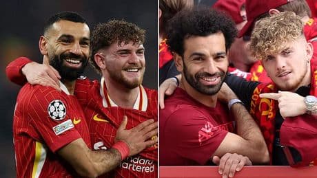Mo Salah shares touching tribute to his Liverpool protege Harvey Elliott after move to Aston Villa - having fired back at critics of departed team-mates