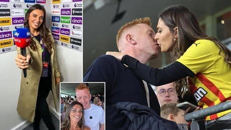 Sky Sports presenter and WAG of Championship manager returns to work after cancer battle and a brain infection which left her in a coma