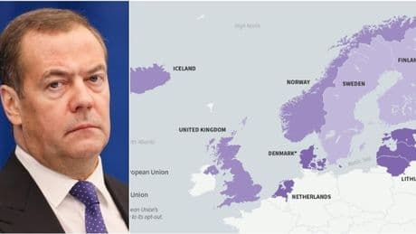 Europa, L'ex presidente russo Medvedev: «Paesi nordici a rischio rappresaglie nucleari»
