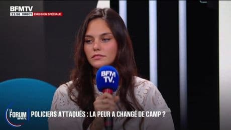 FORUM BFMTV - Insécurité: "Il n'y a plus personne pour nous protéger parce que eux aussi [les policiers] sont sujets à l'insécurité", affirme Elisa Ruffier, étudiante en droit