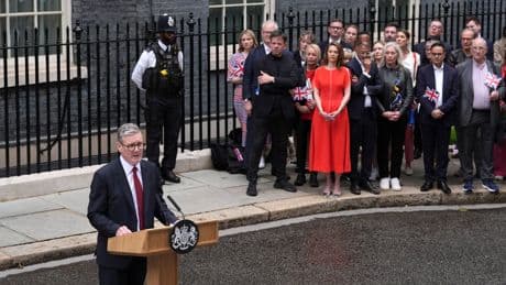 Labour sees biggest first-year poll drop for governing party since 1990s