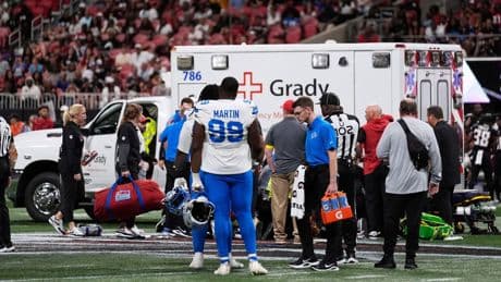 NFL: Spieler der Detroit Lions und Atlanta Falcons erzwingen Spielabbruch
