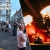 Nog een (eerste) polonaise terwijl Sint-Baafs in vuur en vlam staat