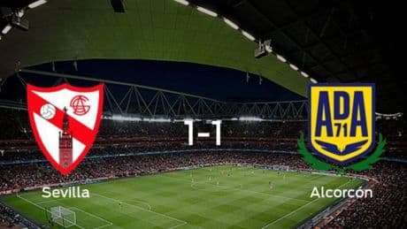 El Sevilla At. y el Alcorcón empatan 1-1 y se reparten los puntos