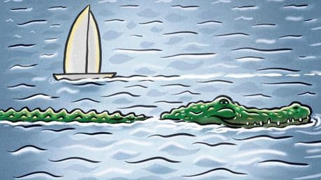 Op-comic: An alligator? In Los Angeles? In this economy?