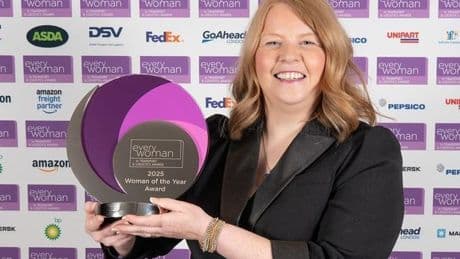 Airdrie freight train driver wins Woman of the Year honour at everywoman in Transport & Logistics Awards