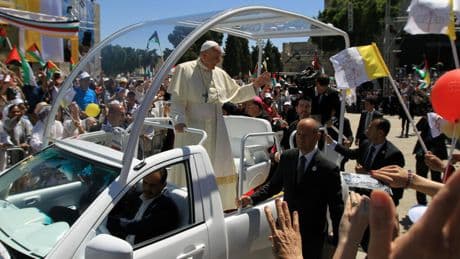 Francis's popemobile converted into clinic for Gazan children
