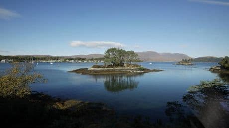 Sub-tropical Scottish village with palm trees on world's fourth most beautiful train line