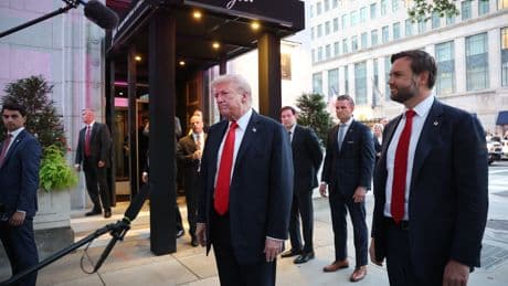 Trump makes a rare D.C. restaurant visit to tout his federal crackdown on crime