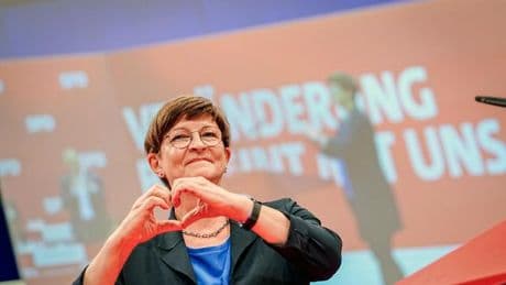 SPD-Parteitag: Saskia Esken richtet sich zum Abschied mit "starkem Auftrag" an SPD