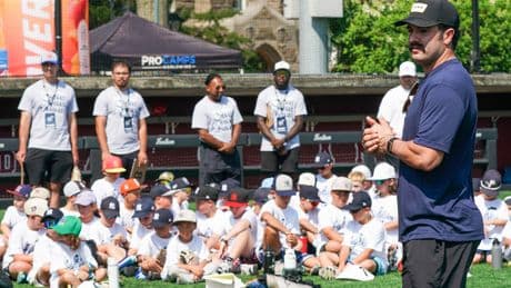 Austin Wells hosts baseball event for students on Yankees’ off day