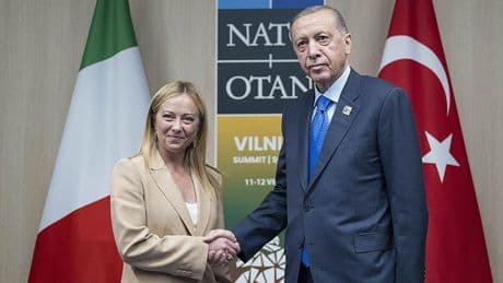 İtalya Başbakanı Meloni'den Cumhurbaşkanı Erdoğan'a teşekkür