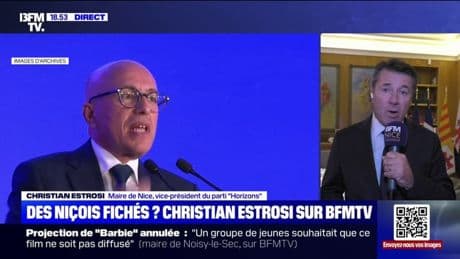 Éric Ciotti soupçonné de "fichage illégal" de personnes des Alpes-Maritimes: "Si tel était le cas, ces pratiques sont ignobles et dangereuses", affirme Christian Estrosi, maire de Nice (Horizons)
