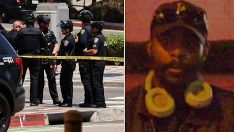 Shooting near California mall injures officer as search for gunman underway