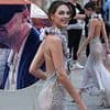 Leonardo DiCaprio's girlfriend Vittoria Ceretti exudes glamour in a backless gown as she joins the actor in Venice for Lauren Sanchez and Jeff Bezos' pre-wedding  dinner