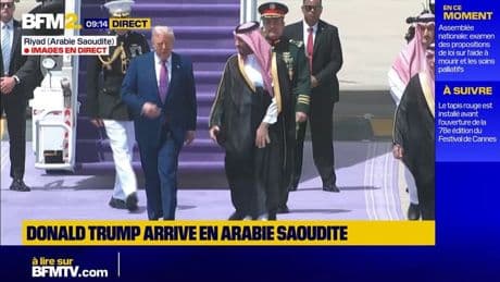 Donald Trump est arrivé en Arabie Saoudite