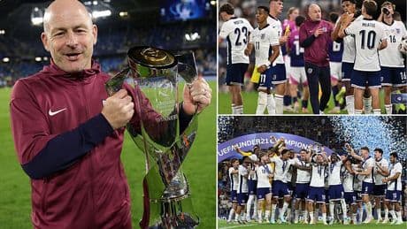 Lee Carsley already eyeing more Euros glory in 2027 after guiding England to back-to-back U21 titles