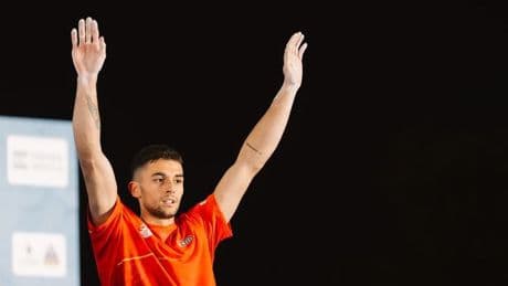 Alberto Ginés: "Estoy bastante liberado porque me he puesto mucha presión por hacerlo bien"
