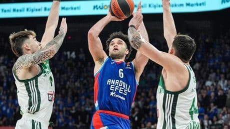 Anadolu Efes, Panathinaikos’la seriyi eşitledi