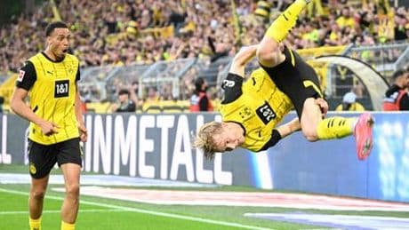 Fußball-Bundesliga: Drei Tore in neun Minuten – Dortmund dreht Partie gegen Gladbach