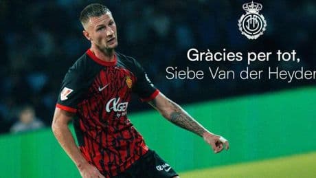 El Mallorca traspasa a Van der Heyden al Gante belga
