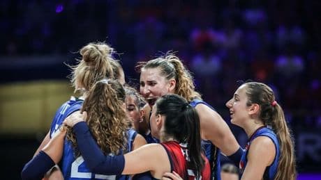 VNL: Italia da record, superata l'Olanda in tre set