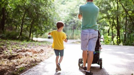 Our first child was 4 when we had twins. Keeping sibling jealousy at bay became a constant priority.